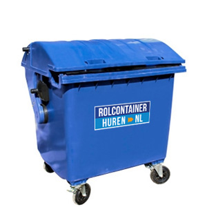 750 liter restafvalcontainer | Restafval ophalen | rolcontainerhuren